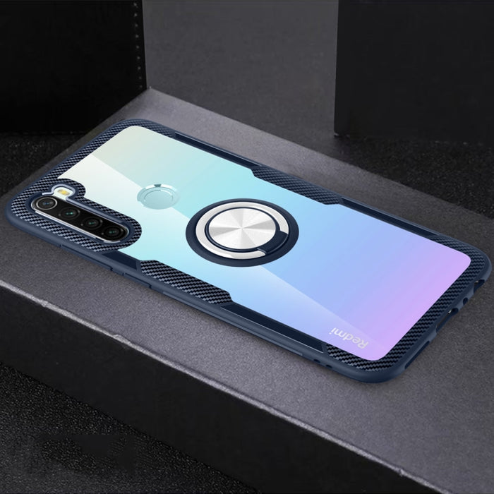 Funda protectora a prueba de golpes de TPU + acrílico con soporte de anillo de metal, For Huawei Mate 30, For Huawei Mate 30 Pro, For Xiaomi Redmi Note 8, For Xiaomi Redmi Note 8 Pro