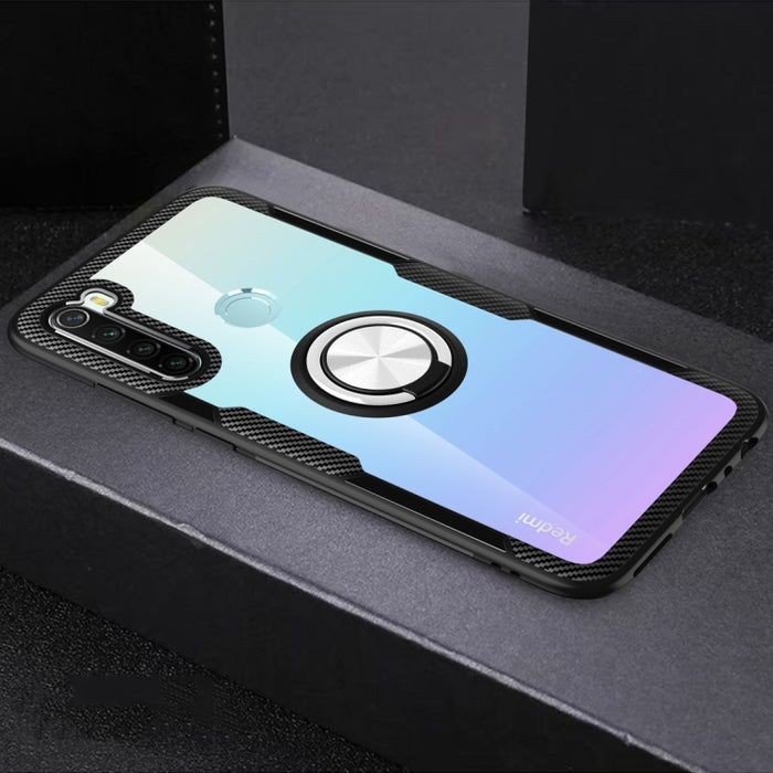 Funda protectora a prueba de golpes de TPU + acrílico con soporte de anillo de metal, For Huawei Mate 30, For Huawei Mate 30 Pro, For Xiaomi Redmi Note 8, For Xiaomi Redmi Note 8 Pro
