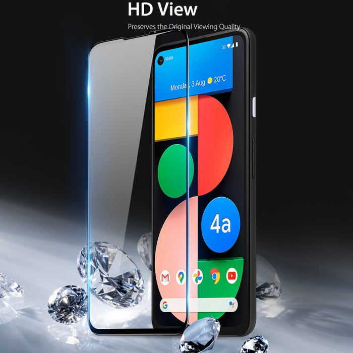 DUX DUCIS 0.33mm 9H Película de vidrio templado de pantalla completa de alúmina media HD, For Google Pixel 4a, For Google Pixel 4a 5G, For Google Pixel 5, For Xiaomi Redmi Note 9T 5G