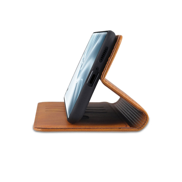 AZNS Estuche de cuero con tapa horizontal con textura de becerro magnético con ranuras para tarjetas y soporte y billetera, For Xiaomi Mi 11