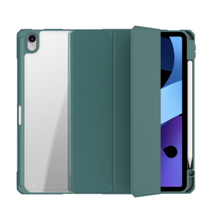 Mutural Pinyue Series PC + TPU Funda de cuero con tapa horizontal con soporte y ranura para bolígrafo y función de reposo / activación para iPad Air (2020) 10.9