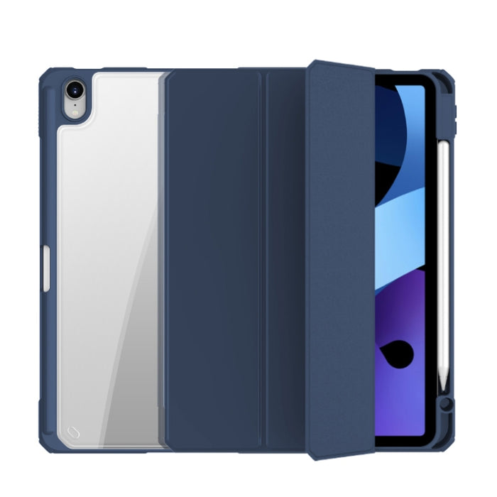 Mutural Pinyue Series PC + TPU Funda de cuero con tapa horizontal con soporte y ranura para bolígrafo y función de reposo / activación para iPad Air (2020) 10.9