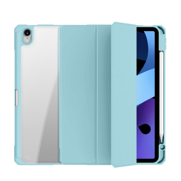 Mutural Pinyue Series PC + TPU Funda de cuero con tapa horizontal con soporte y ranura para bolígrafo y función de reposo / activación para iPad Air (2020) 10.9