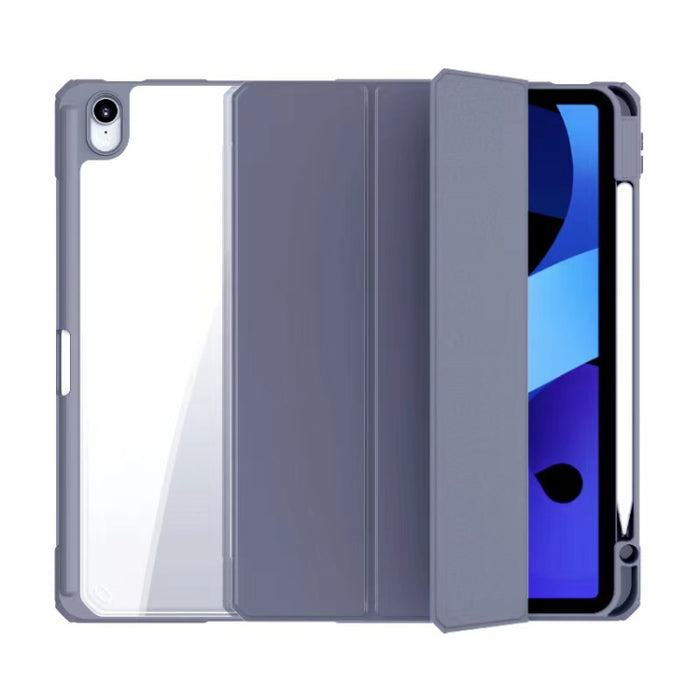 Mutural Pinyue Series PC + TPU Funda de cuero con tapa horizontal con soporte y ranura para bolígrafo y función de reposo / activación para iPad Air (2020) 10.9