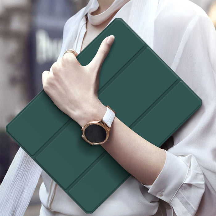 Mutural Pinyue Series PC + TPU Funda de cuero con tapa horizontal con soporte y ranura para bolígrafo y función de reposo / activación para iPad Air (2020) 10.9