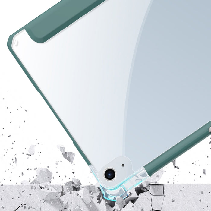 Mutural Pinyue Series PC + TPU Funda de cuero con tapa horizontal con soporte y ranura para bolígrafo y función de reposo / activación para iPad Air (2020) 10.9