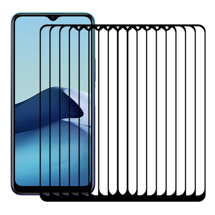 Película de vidrio templado de pantalla completa con pegamento completo de 25 piezas, For vivo Y20A (25 PCS), For OPPO Reno5 K (25 PCS), For Motorola Moto G9 Power (25 PCS), For Samsung Galaxy A02 (25 PCS), For Xiaomi Redmi K40 (25 PCS)                ...