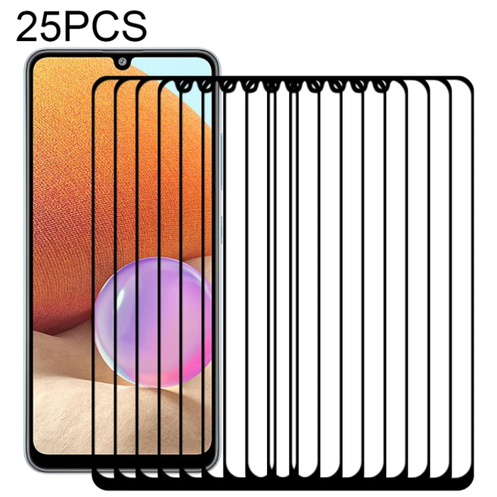 Película de vidrio templado de pantalla completa con pegamento completo de 25 piezas, For vivo Y20A (25 PCS), For OPPO Reno5 K (25 PCS), For Motorola Moto G9 Power (25 PCS), For Samsung Galaxy A02 (25 PCS), For Xiaomi Redmi K40 (25 PCS)                ...