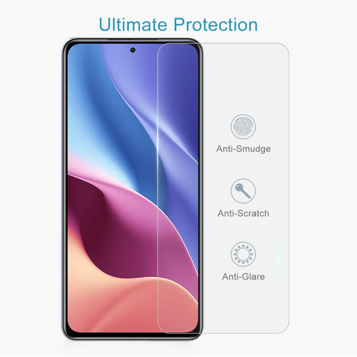 0.26mm 9H Dureza superficial 2.5D Película de pantalla no completa de vidrio templado a prueba de explosiones, For Xiaomi Redmi K40 Pro (1 PCS), For OPPO A55 5G (1 PCS), For Samsung Galaxy A02 (1 PCS)