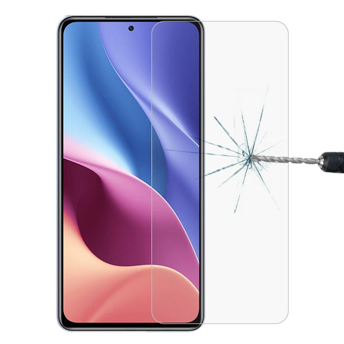 0.26mm 9H Dureza superficial 2.5D Película de pantalla no completa de vidrio templado a prueba de explosiones, For Xiaomi Redmi K40 Pro (1 PCS), For OPPO A55 5G (1 PCS), For Samsung Galaxy A02 (1 PCS)