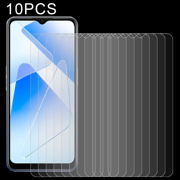 10 PCS 0.26mm 9H Dureza superficial 2.5D Película de pantalla no completa de vidrio templado a prueba de explosiones, For Xiaomi Redmi K40 Pro (10 PCS), For OPPO A55 5G (10 PCS), For Samsung Galaxy A02 (10 PCS)