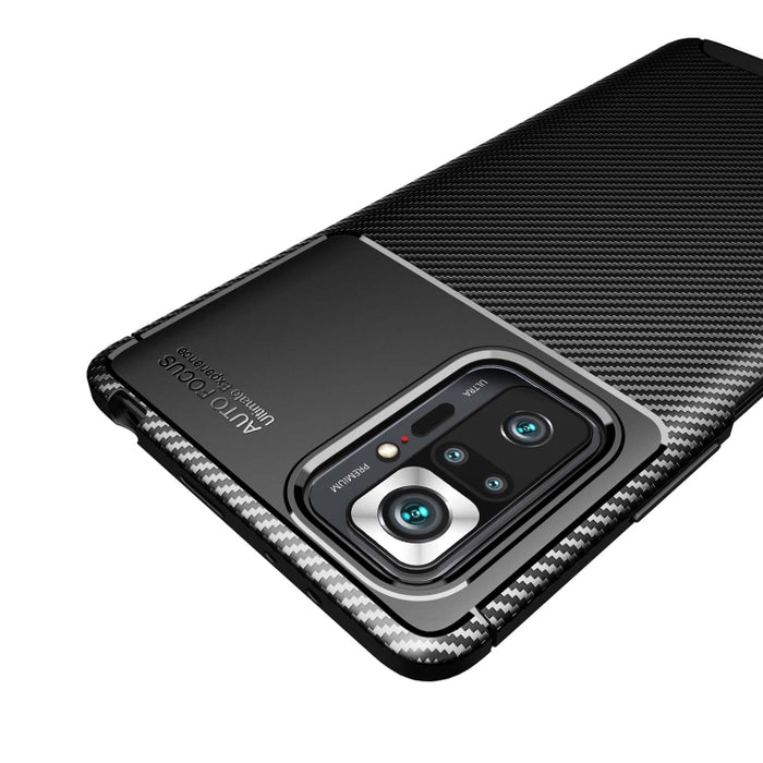Funda de TPU a prueba de golpes con textura de fibra de carbono, For OPPO Realme C20, For Xiaomi Redmi Note 10 Pro