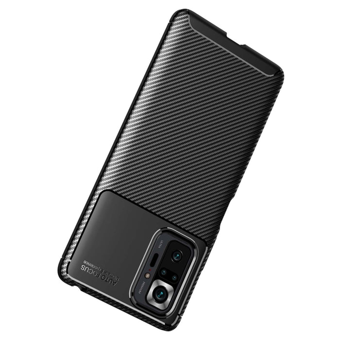 Funda de TPU a prueba de golpes con textura de fibra de carbono, For OPPO Realme C20, For Xiaomi Redmi Note 10 Pro