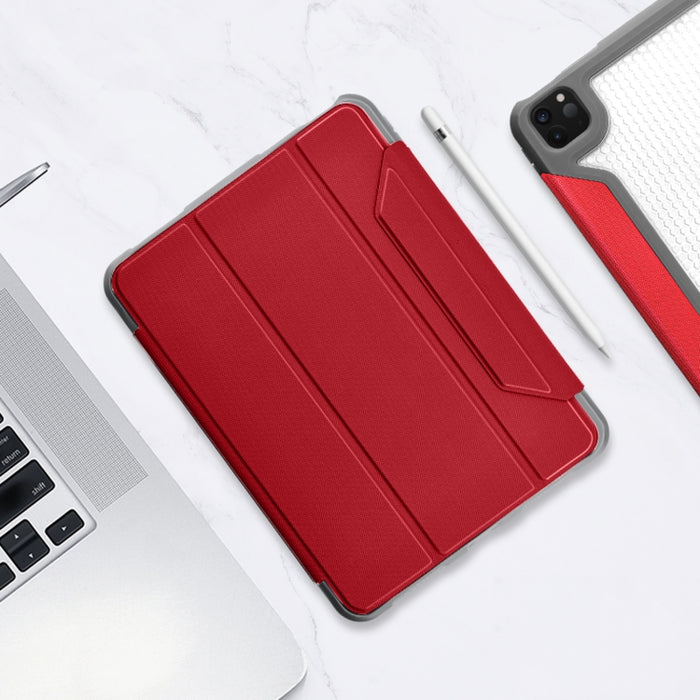 Funda de cuero con tapa horizontal Mutural Yagao Series PC con soporte y ranura para bolígrafo para iPad Pro 12.9 (2020)