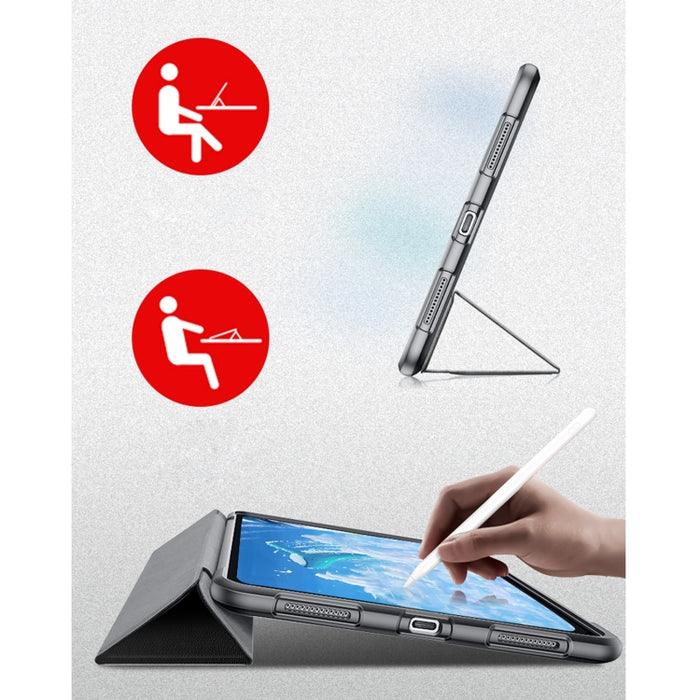Funda de cuero con tapa horizontal Mutural Yagao Series PC con soporte y ranura para bolígrafo para iPad Pro 12.9 (2020)