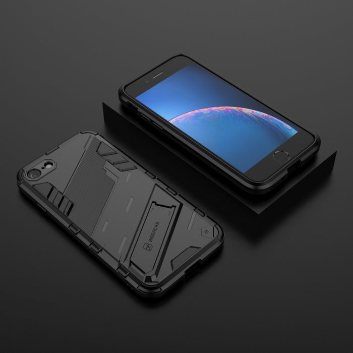 Punk Armor 2 en 1 PC + TPU Estuche a prueba de golpes con soporte invisible