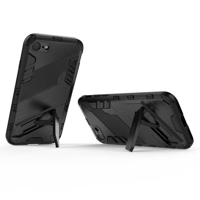 Punk Armor 2 en 1 PC + TPU Estuche a prueba de golpes con soporte invisible