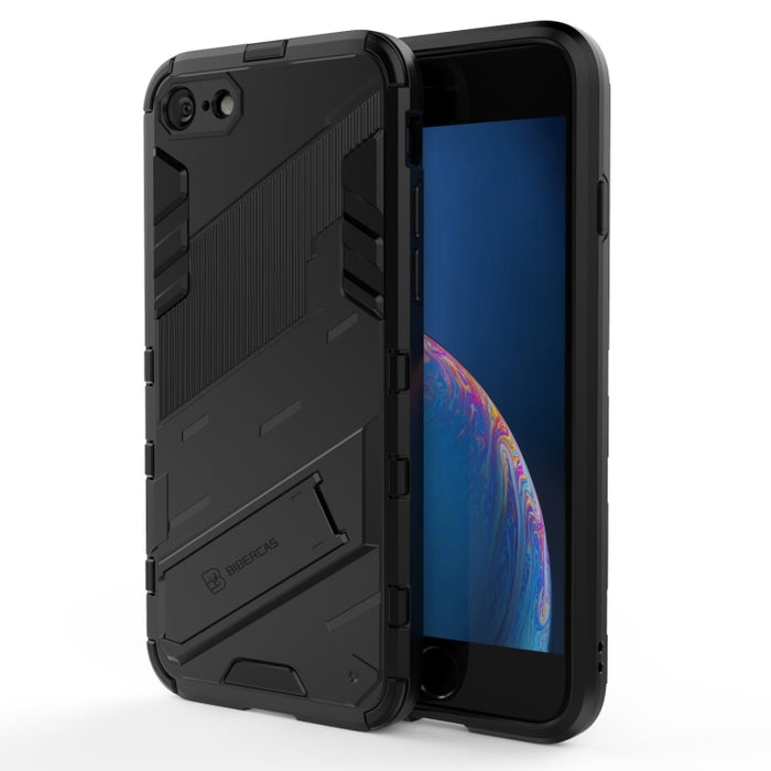 Punk Armor 2 en 1 PC + TPU Estuche a prueba de golpes con soporte invisible