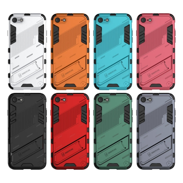 Punk Armor 2 en 1 PC + TPU Estuche a prueba de golpes con soporte invisible