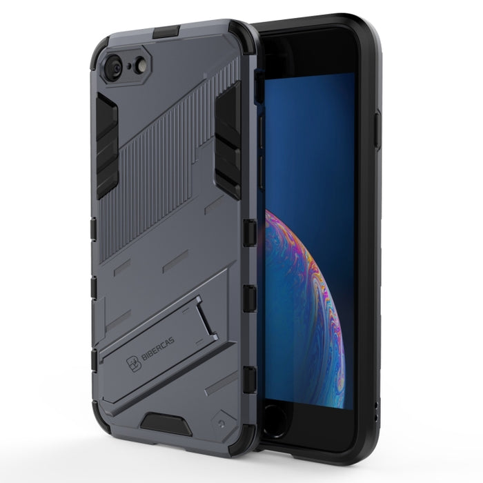 Punk Armor 2 en 1 PC + TPU Estuche a prueba de golpes con soporte invisible