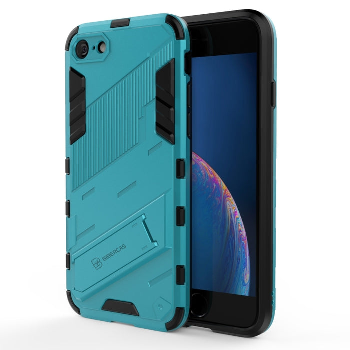 Punk Armor 2 en 1 PC + TPU Estuche a prueba de golpes con soporte invisible