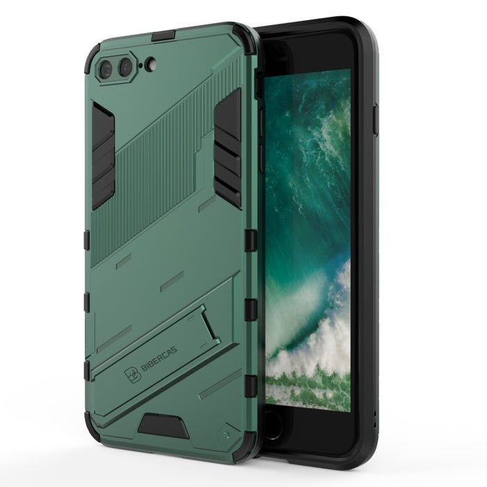 Punk Armor 2 en 1 PC + TPU Estuche a prueba de golpes con soporte invisible