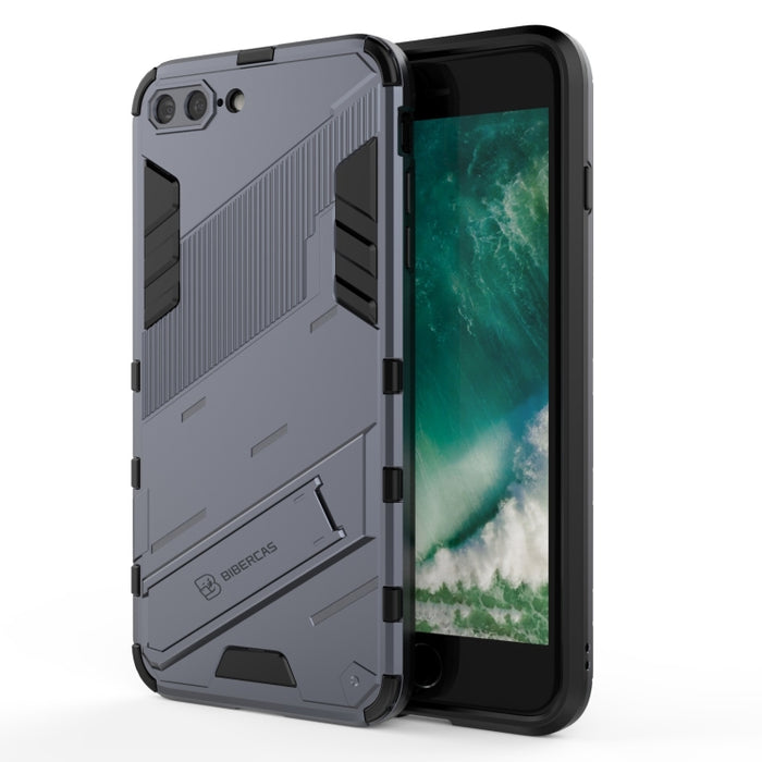 Punk Armor 2 en 1 PC + TPU Estuche a prueba de golpes con soporte invisible