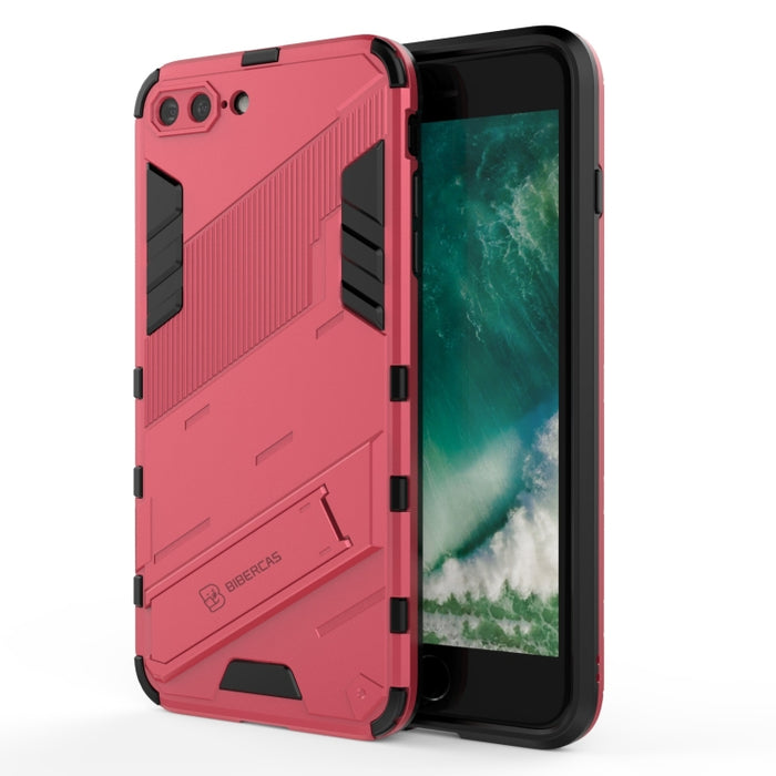 Punk Armor 2 en 1 PC + TPU Estuche a prueba de golpes con soporte invisible