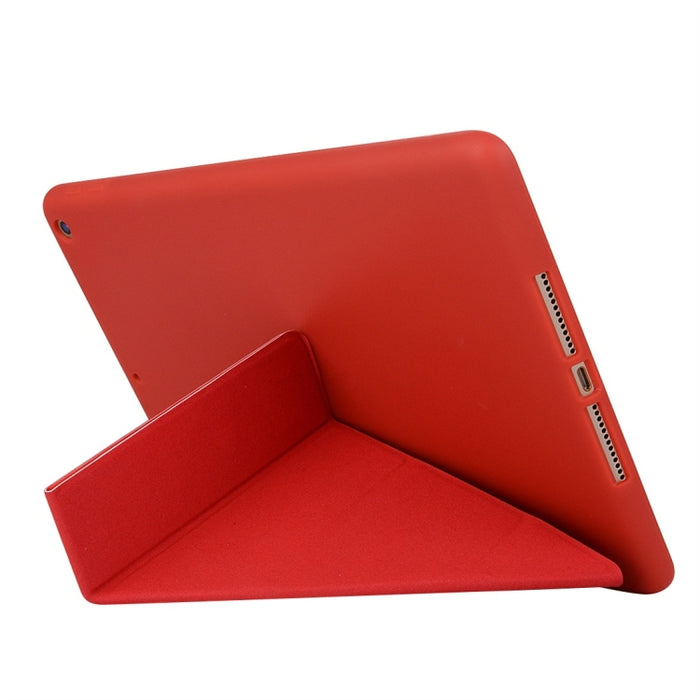 Para iPad 10.2 pulgadas TPU Deformación horizontal Flip Funda de cuero con soporte