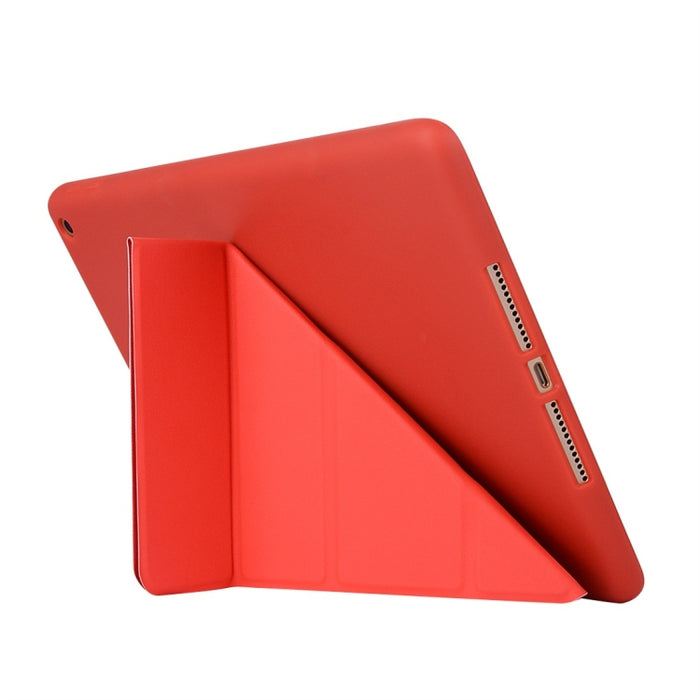 Para iPad 10.2 pulgadas TPU Deformación horizontal Flip Funda de cuero con soporte