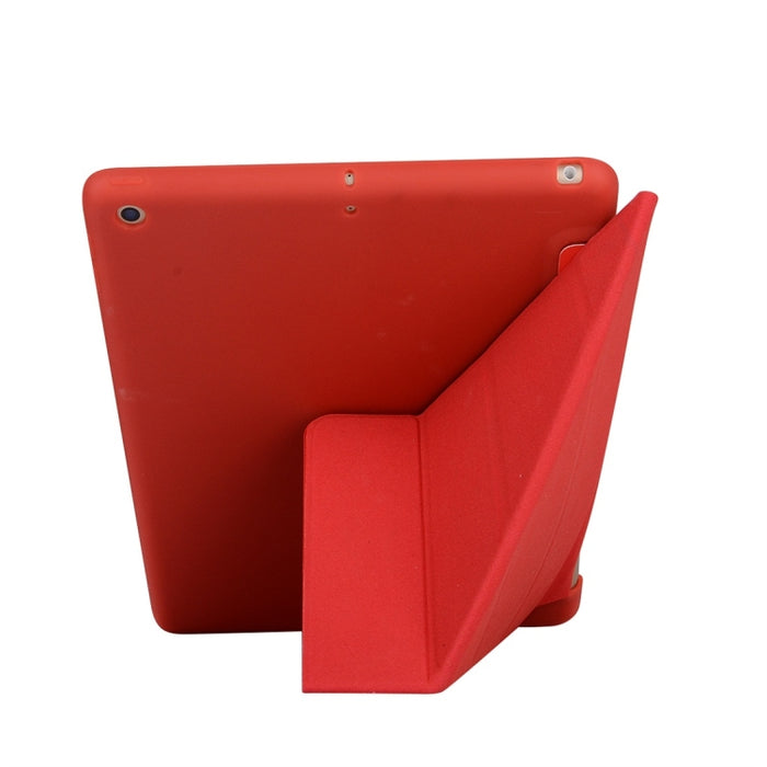 Para iPad 10.2 pulgadas TPU Deformación horizontal Flip Funda de cuero con soporte