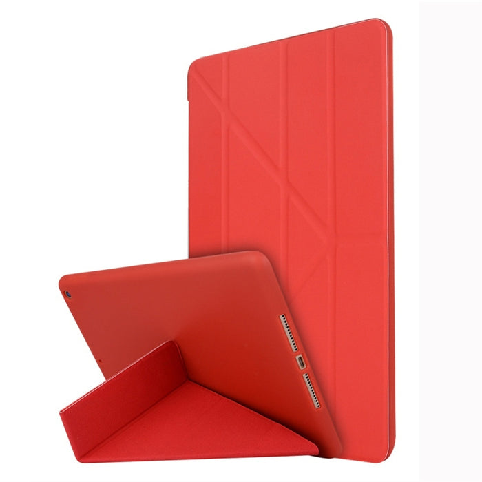 Para iPad 10.2 pulgadas TPU Deformación horizontal Flip Funda de cuero con soporte