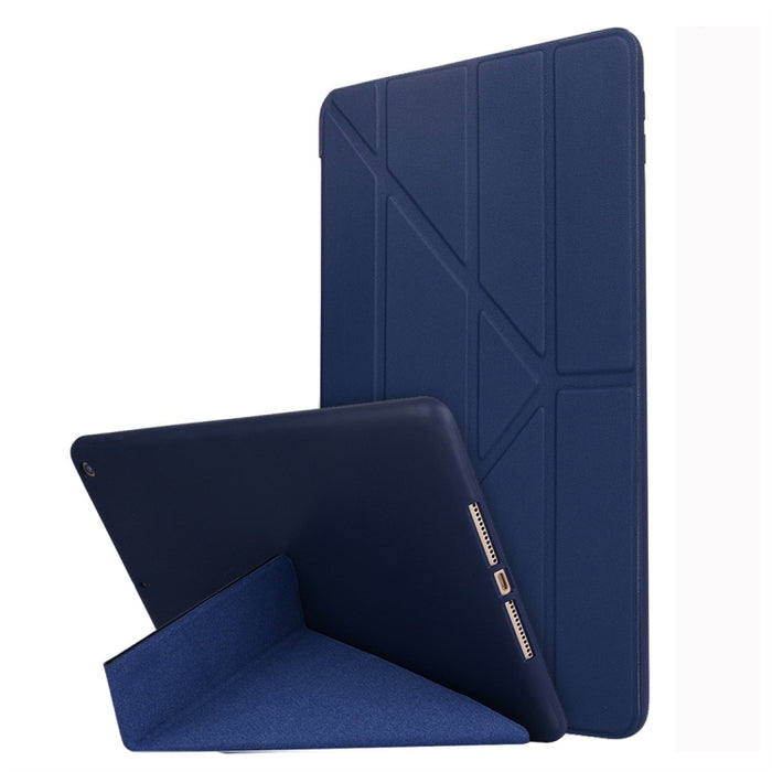 Para iPad 10.2 pulgadas TPU Deformación horizontal Flip Funda de cuero con soporte