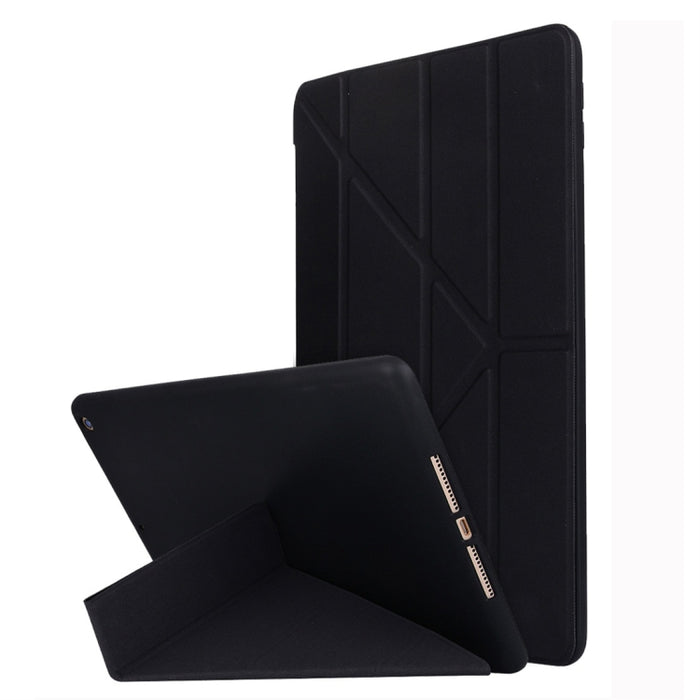 Para iPad 10.2 pulgadas TPU Deformación horizontal Flip Funda de cuero con soporte