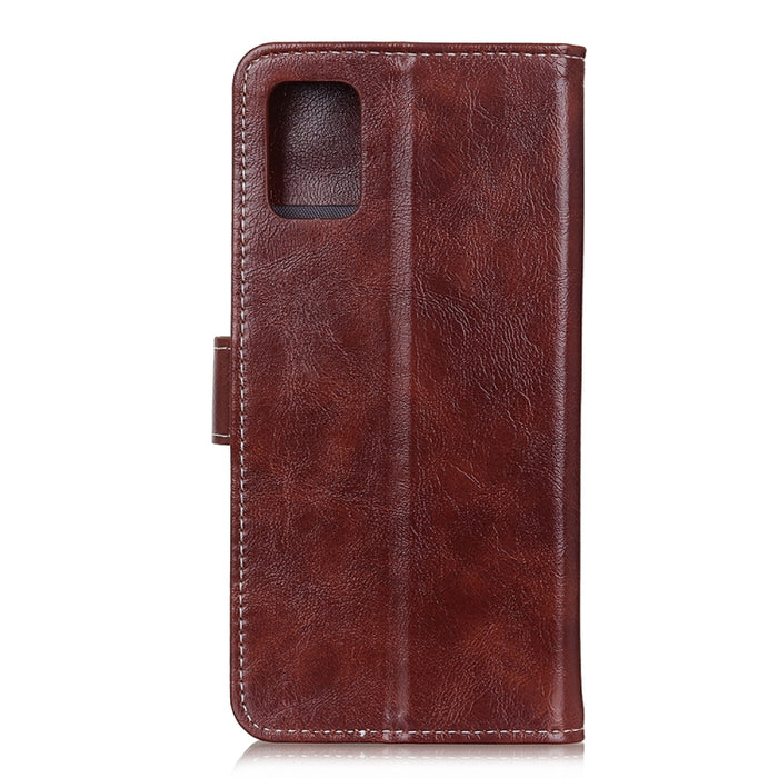 Retro Crazy Horse Texture Funda de cuero con tapa horizontal con soporte y ranuras para tarjetas y marco de fotos y billetera, For Google Pixel 5A 5G, For Xiaomi Redmi K40 / K40 Pro / Mi 11i / Poco F3