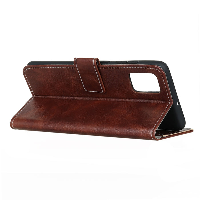 Retro Crazy Horse Texture Funda de cuero con tapa horizontal con soporte y ranuras para tarjetas y marco de fotos y billetera, For Google Pixel 5A 5G, For Xiaomi Redmi K40 / K40 Pro / Mi 11i / Poco F3