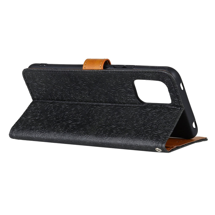 Estuche de cuero de PU con tapa horizontal y hebilla de cobre en relieve floral europeo con soporte y ranuras para tarjetas y billetera y marco de fotos, For Google Pixel 5A 5G, For Xiaomi Redmi K40 / K40 Pro / Mi 11i / Poco F3