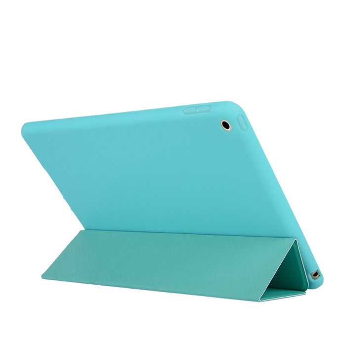 Para iPad 10.2 pulgadas TPU Funda de cuero con tapa horizontal, con soporte de tres pliegues