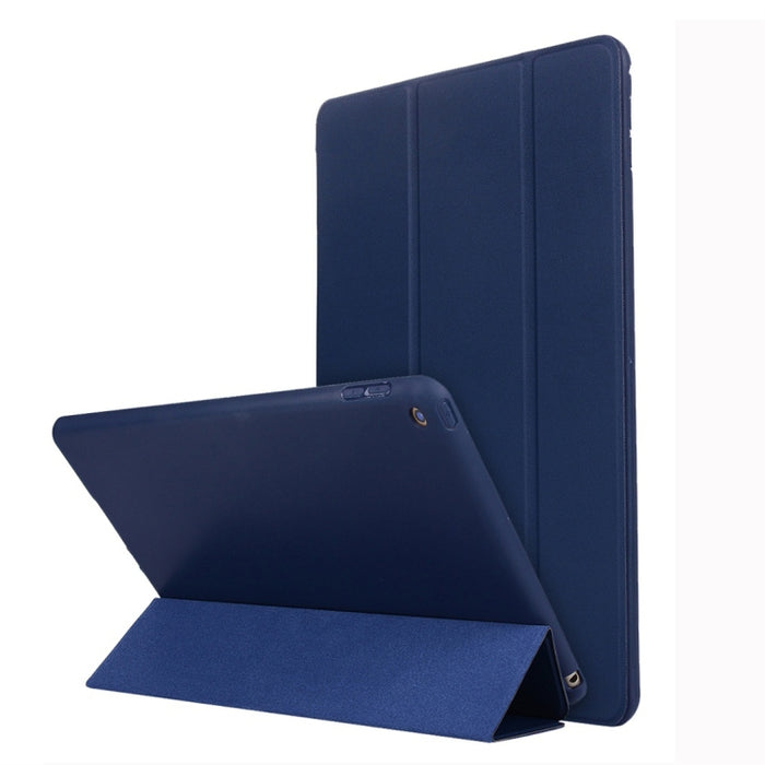 Para iPad 10.2 pulgadas TPU Funda de cuero con tapa horizontal, con soporte de tres pliegues