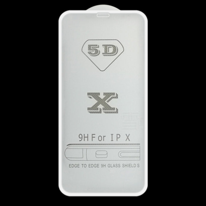 Película de vidrio templado de pantalla completa con pegamento completo 9H 5D, For iPhone 12 / 12 Pro (White) (1 PC), For iPhone 12 / 12 Pro (Black) (1 PC), For iPhone 12 Pro Max (Black) (1 PC)
