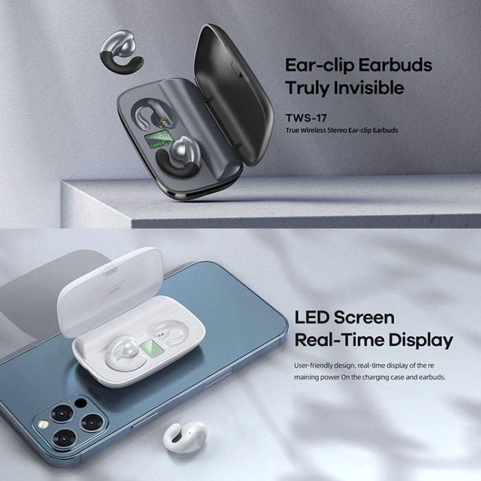 Remax Proda TWS-17 Bluetooth 5.0 Ear Clip Style True Wireless Stereo Bluetooth Auricular