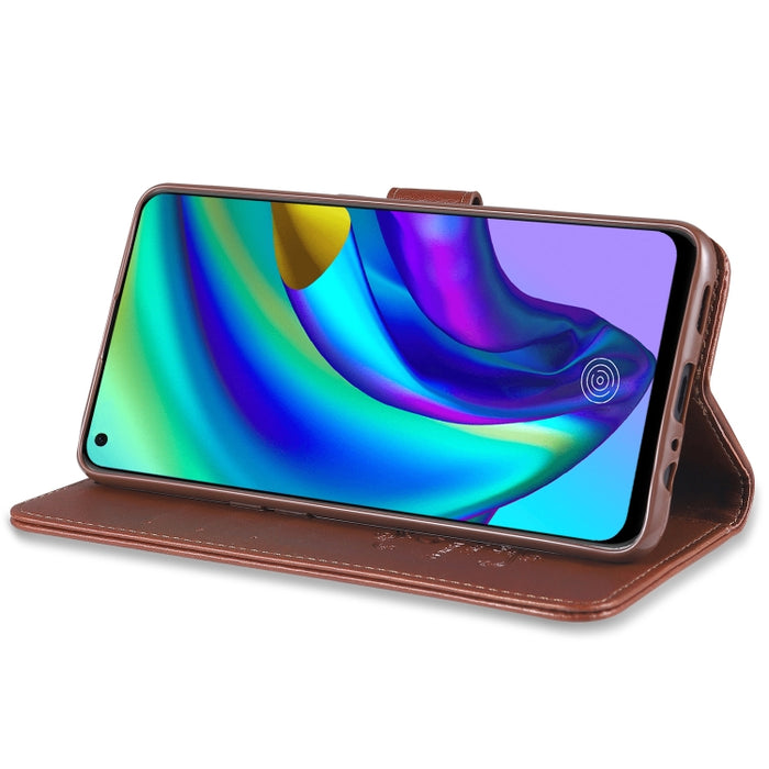 AZNS Estuche de cuero con tapa horizontal con textura de becerro magnético con ranuras para tarjetas y soporte y billetera, For OPPO Reno5 4G, For Xiaomi Mi 11