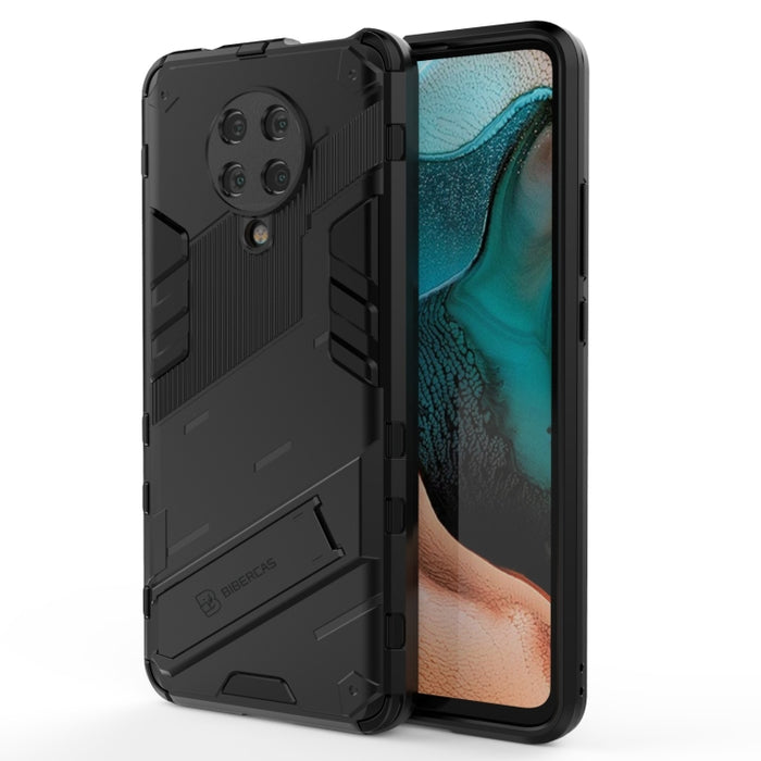 Punk Armor 2 en 1 PC + TPU Estuche a prueba de golpes con soporte invisible, For Xiaomi Poco M3, For Xiaomi Redmi Note 9 Pro 5G, For Xiaomi Redmi K40 / K40 Pro, For Xiaomi Redmi Note 9 4G, For Xiaomi Redmi Note 9 Pro Max, For Xiaomi Redmi K30          ...