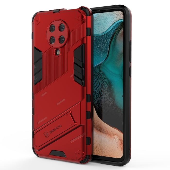 Punk Armor 2 en 1 PC + TPU Estuche a prueba de golpes con soporte invisible, For Xiaomi Poco M3, For Xiaomi Redmi Note 9 Pro 5G, For Xiaomi Redmi K40 / K40 Pro, For Xiaomi Redmi Note 9 4G, For Xiaomi Redmi Note 9 Pro Max, For Xiaomi Redmi K30          ...