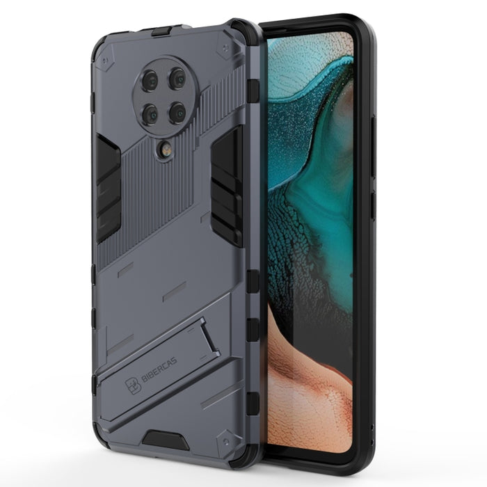 Punk Armor 2 en 1 PC + TPU Estuche a prueba de golpes con soporte invisible, For Xiaomi Poco M3, For Xiaomi Redmi Note 9 Pro 5G, For Xiaomi Redmi K40 / K40 Pro, For Xiaomi Redmi Note 9 4G, For Xiaomi Redmi Note 9 Pro Max, For Xiaomi Redmi K30          ...