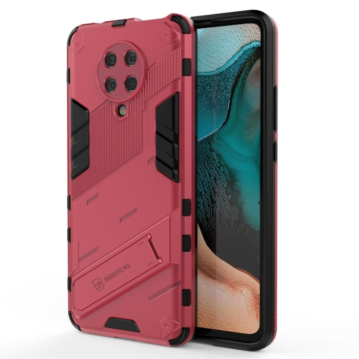 Punk Armor 2 en 1 PC + TPU Estuche a prueba de golpes con soporte invisible, For Xiaomi Poco M3, For Xiaomi Redmi Note 9 Pro 5G, For Xiaomi Redmi K40 / K40 Pro, For Xiaomi Redmi Note 9 4G, For Xiaomi Redmi Note 9 Pro Max, For Xiaomi Redmi K30          ...