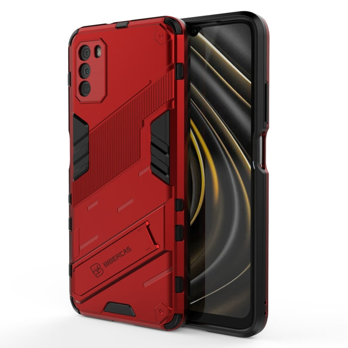 Punk Armor 2 en 1 PC + TPU Estuche a prueba de golpes con soporte invisible, For Xiaomi Poco M3, For Xiaomi Redmi Note 9 Pro 5G, For Xiaomi Redmi K40 / K40 Pro, For Xiaomi Redmi Note 9 4G, For Xiaomi Redmi Note 9 Pro Max, For Xiaomi Redmi K30          ...