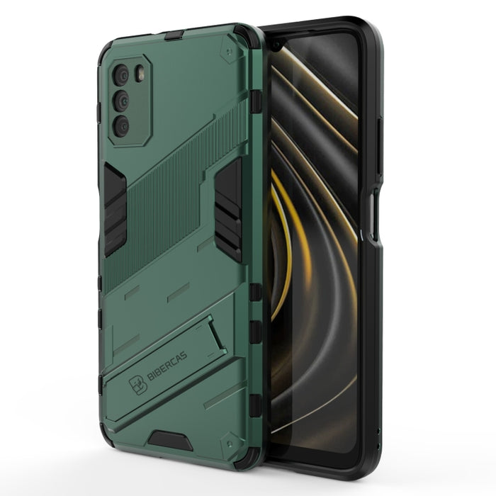 Punk Armor 2 en 1 PC + TPU Estuche a prueba de golpes con soporte invisible, For Xiaomi Poco M3, For Xiaomi Redmi Note 9 Pro 5G, For Xiaomi Redmi K40 / K40 Pro, For Xiaomi Redmi Note 9 4G, For Xiaomi Redmi Note 9 Pro Max, For Xiaomi Redmi K30          ...