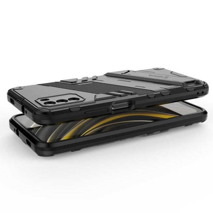 Punk Armor 2 en 1 PC + TPU Estuche a prueba de golpes con soporte invisible, For Xiaomi Poco M3, For Xiaomi Redmi Note 9 Pro 5G, For Xiaomi Redmi K40 / K40 Pro, For Xiaomi Redmi Note 9 4G, For Xiaomi Redmi Note 9 Pro Max, For Xiaomi Redmi K30          ...