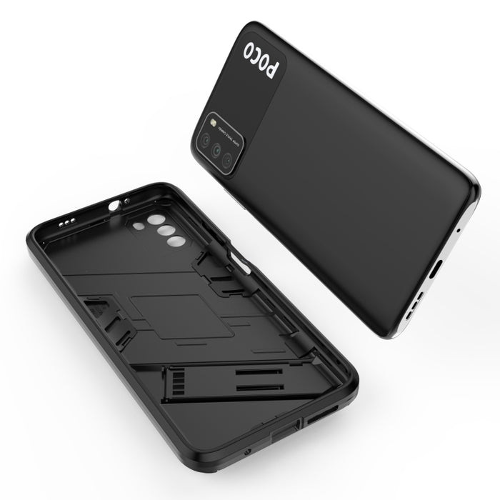 Punk Armor 2 en 1 PC + TPU Estuche a prueba de golpes con soporte invisible, For Xiaomi Poco M3, For Xiaomi Redmi Note 9 Pro 5G, For Xiaomi Redmi K40 / K40 Pro, For Xiaomi Redmi Note 9 4G, For Xiaomi Redmi Note 9 Pro Max, For Xiaomi Redmi K30          ...